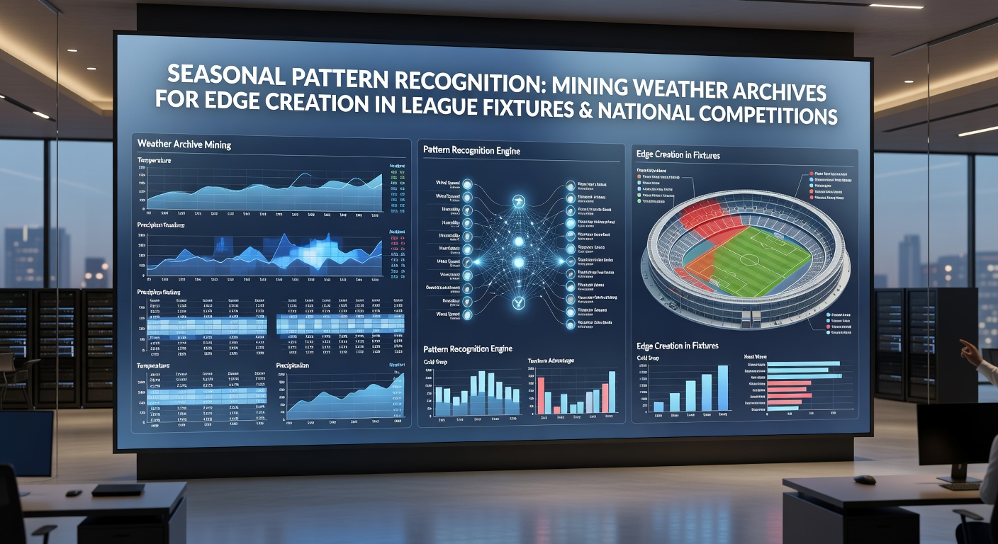 Detailed weather archive graphs comparing league football and national hunt racing conditions across multiple seasons